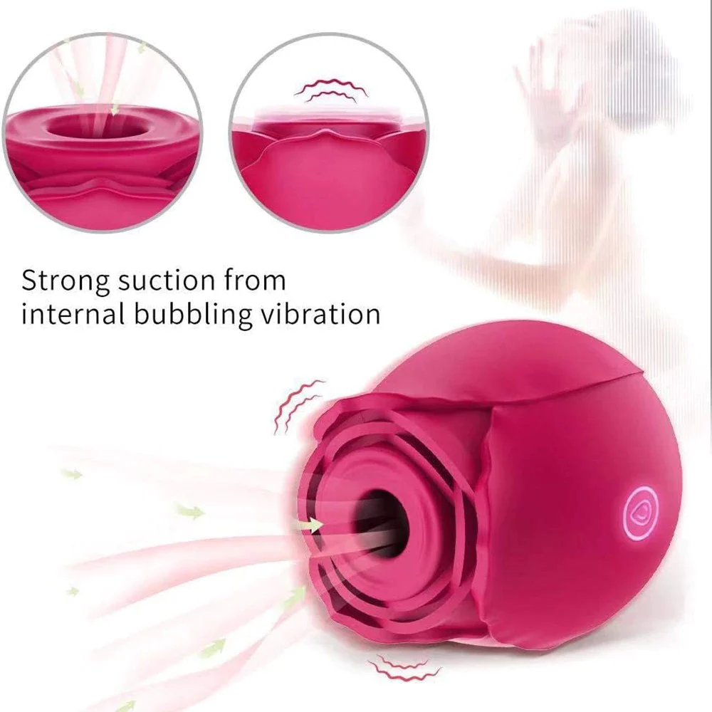 Rosebud Vibrator for Women pink color