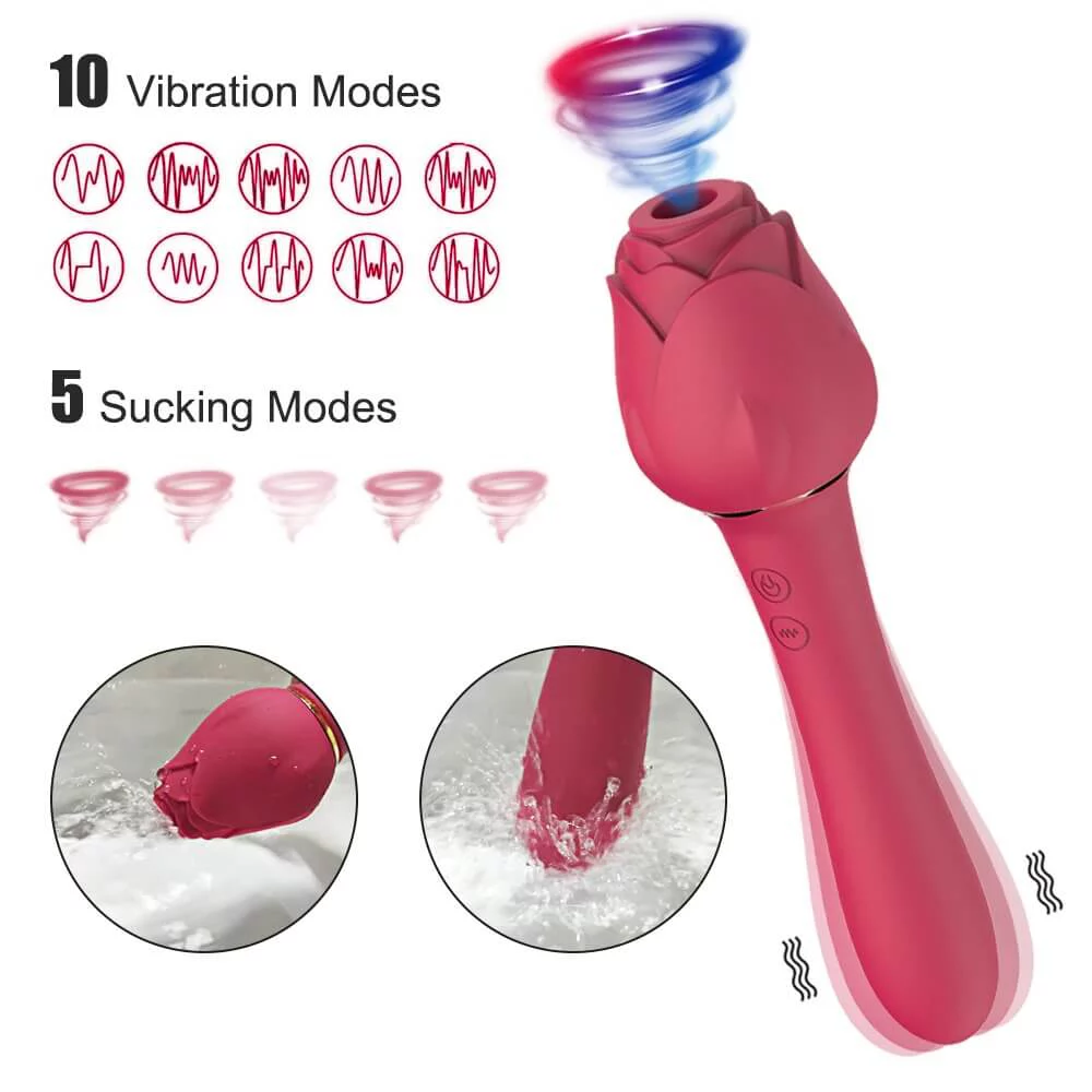 rose clit sucker 10 vibration modes 5 scuking modes