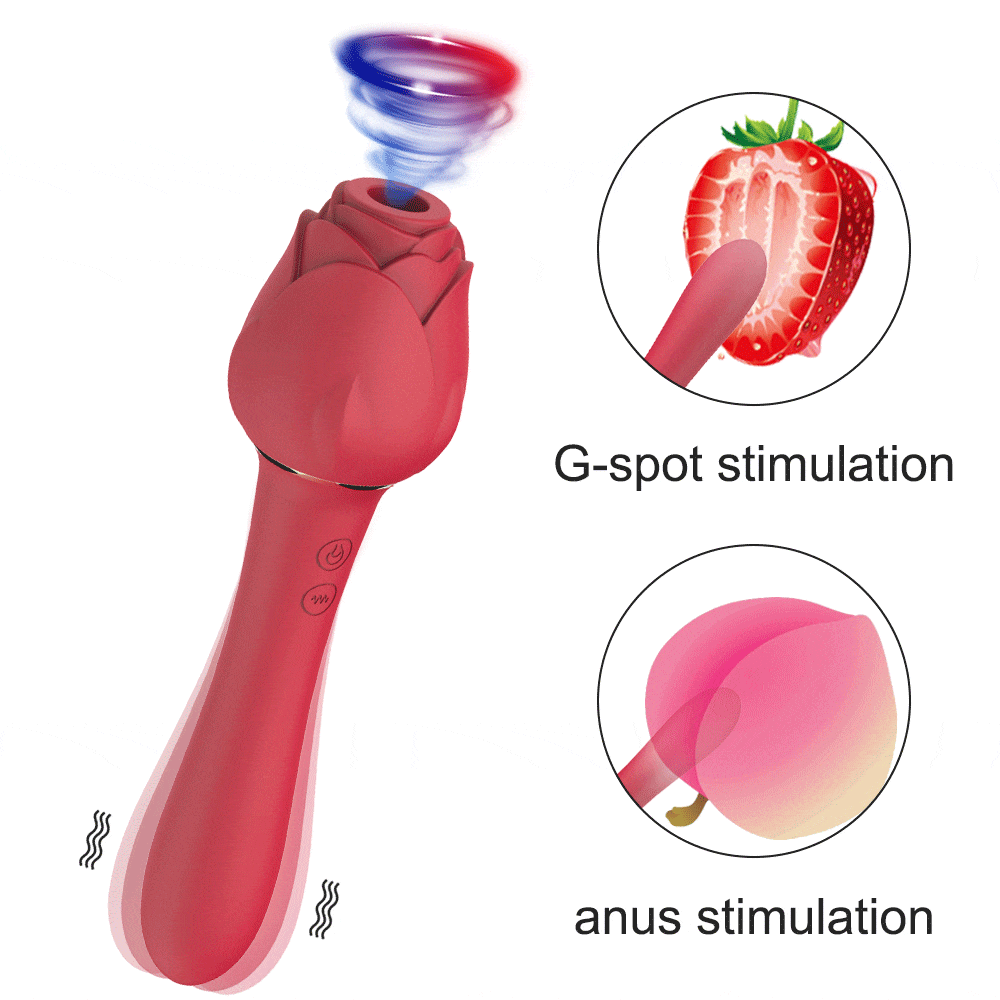 rose vibrator for g spot stimulation and anus stimulation