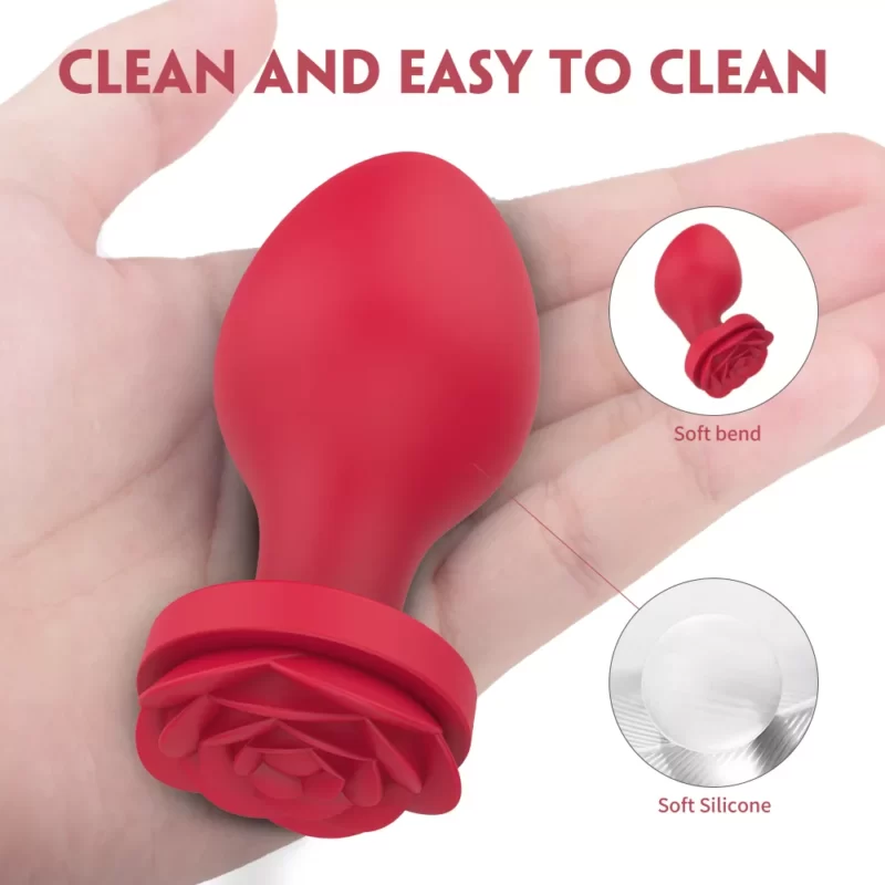 rose butt plug easy to clean